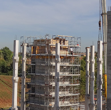 costruzione vano scale e ascensore